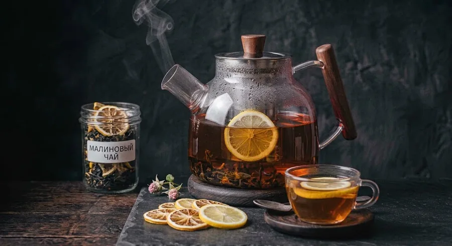Чай с лимоном