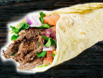 Шаурма с котлетой