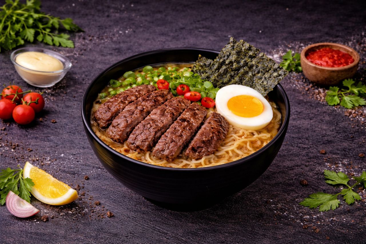 Рамен с говядиной