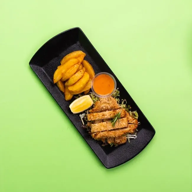 Куриные котлеты с пюре