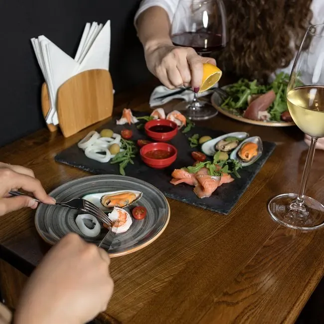 Спагетти с морепродуктами